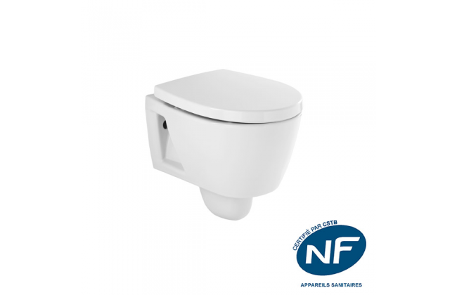 Sanitari Bagno Sospesi Easy in Ceramica Wc con Sedile e Bidet cod. 00000347