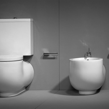 wc mbl completo di cassetta,sedile e bidet w/ca