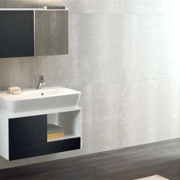 mobile completo di lavabo e specchio advance