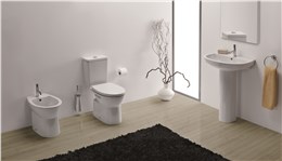 wc mbl s completo di cassetta, sedile e bidet easy