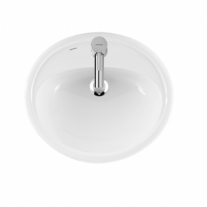 Lavabo incasso ovale con foro tejo - immagine 3