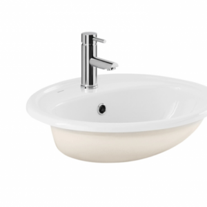 Lavabo incasso ovale con foro tejo - immagine 2