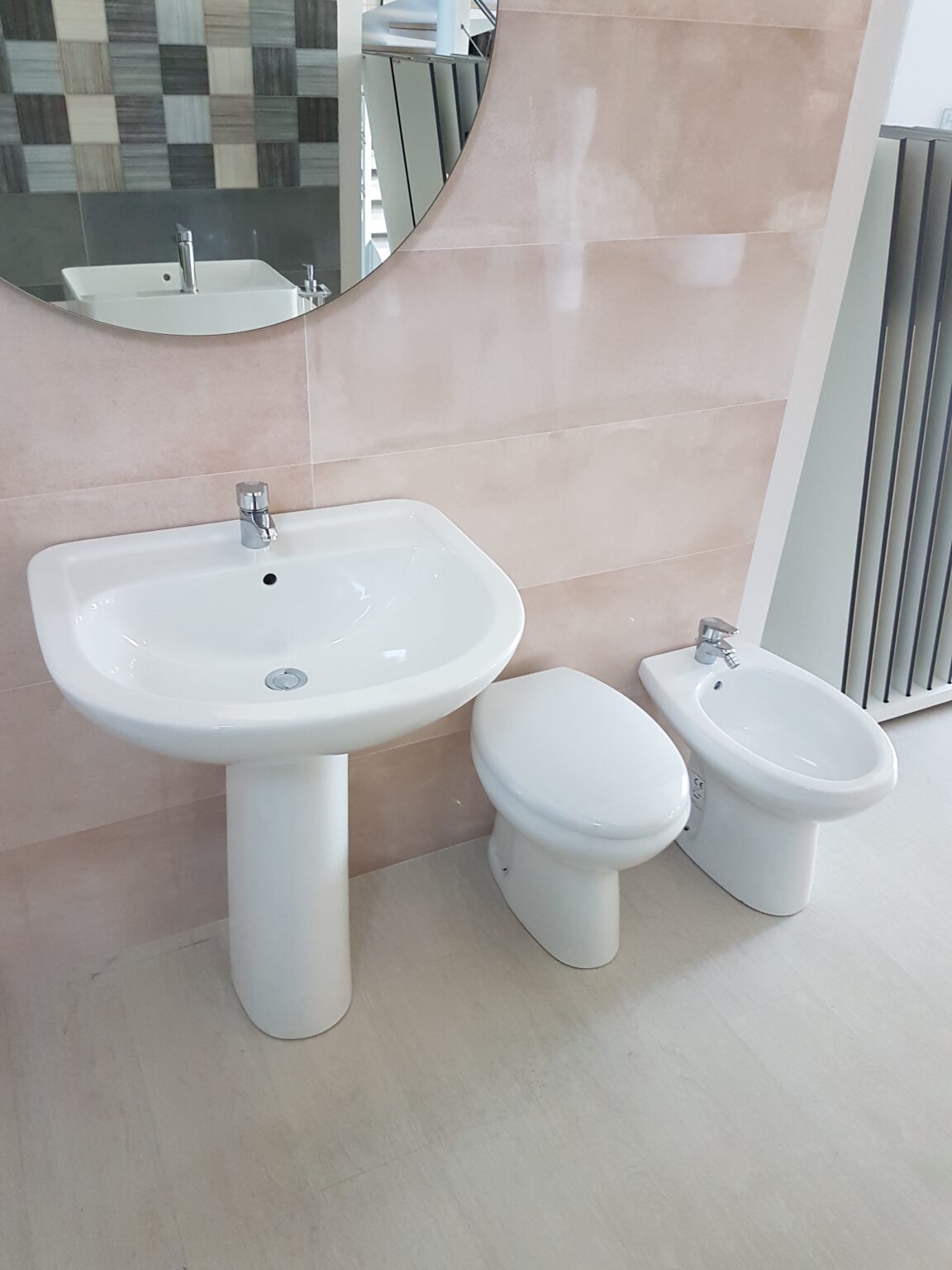 Lavabo completo di colonna easil