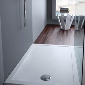 Piatto doccia in ceramica 90x90 bianco - immagine 4